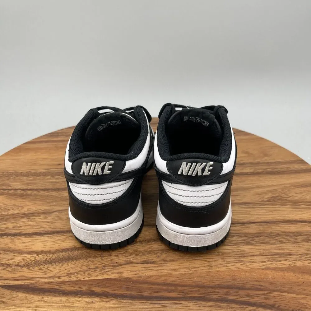 Nike Dunk Low Shoes Youth Boys 5Y Retro White Black Panda GS Casual Sneakers